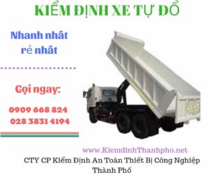 Hình ảnh kiểm định xe tự đổ