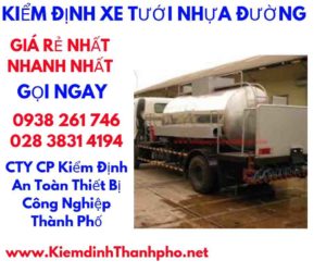 hình ảnh kiểm định xe tưới nhựa đường