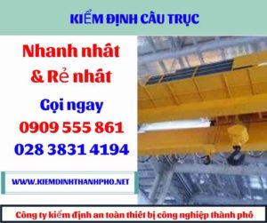 Hình ảnh kiểm định cầu trục