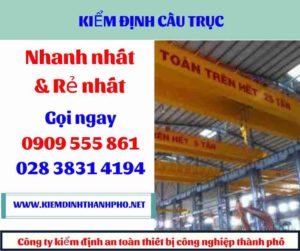 Hình ảnh kiểm định cầu trục