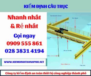 Hình ảnh kiểm định cầu trục