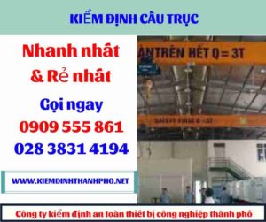 Hình ảnh kiểm định cầu trục