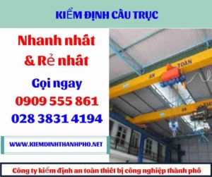 Hình ảnh kiểm định cầu trục