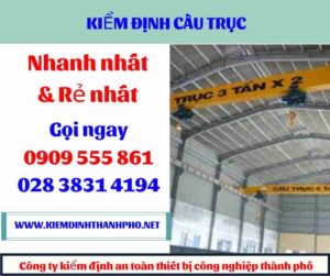 Hình ảnh kiểm định cầu trục