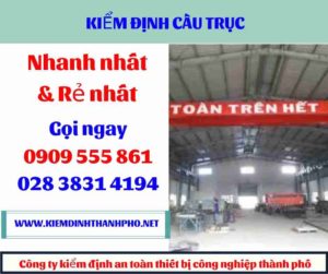 Hình ảnh kiểm định cầu trục