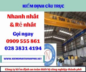 Hình ảnh kiểm định cầu trục