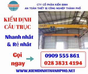 Hình ảnh kiểm định cầu trục