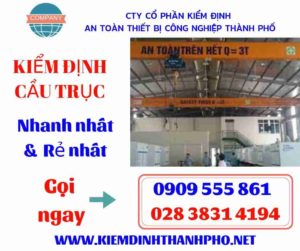 Hình ảnh kiểm định cầu trục