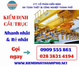 Hình ảnh kiểm định cầu trục