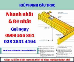 Hình ảnh kiểm định cầu trục