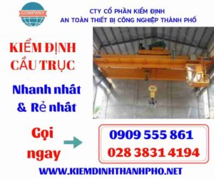 Hình ảnh kiểm định cầu trục