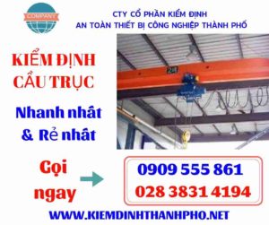 Hình ảnh kiểm định cầu trục