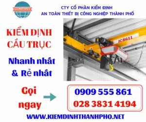 Hình ảnh kiểm định cầu trục