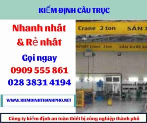 Hình ảnh kiểm định cầu trục