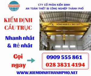 Hình ảnh kiểm định cầu trục