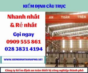 Hình ảnh kiểm định cầu trục