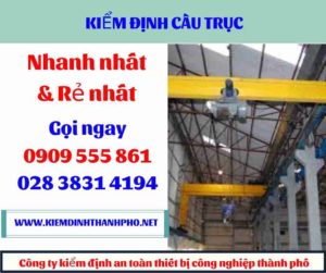 Hình ảnh kiểm định cầu trục