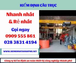 Hình ảnh kiểm định cầu trục