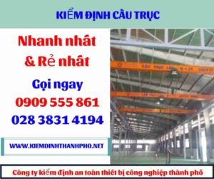 Hình ảnh kiểm định cầu trục