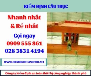 Hình ảnh kiểm định cầu trục