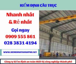 Hình ảnh kiểm định cầu trục