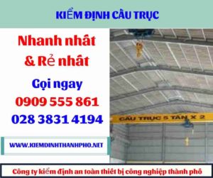 Hình ảnh kiểm định cầu trục