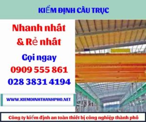 Hình ảnh kiểm định cầu trục