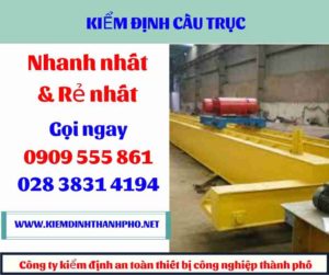 Hình ảnh kiểm định cầu trục