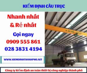 Hình ảnh kiểm định cầu trục