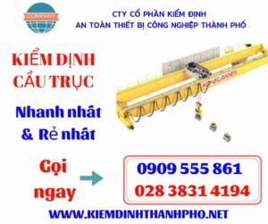 Hình ảnh kiểm định cầu trục