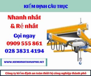 Hình ảnh kiểm định cầu trục