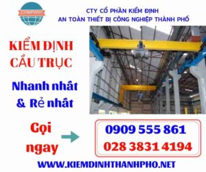 Hình ảnh kiểm định cầu trục