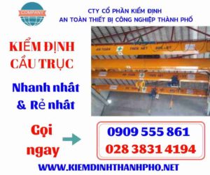 Hình ảnh kiểm định cầu trục