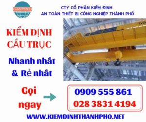 Hình ảnh kiểm định cầu trục