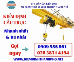 Hình ảnh kiểm định cầu trục