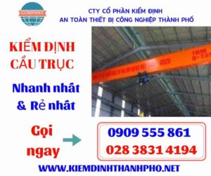 Hình ảnh kiểm định cầu trục