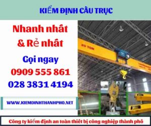 Hình ảnh kiểm định cầu trục