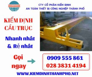 Hình ảnh kiểm định cầu trục