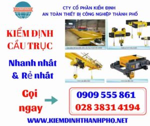 Hình ảnh kiểm định cầu trục