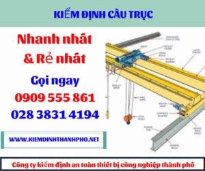 Hình ảnh kiểm định cầu trục