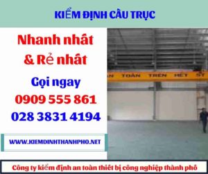 Hình ảnh kiểm định cầu trục