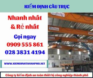 Hình ảnh kiểm định cầu trục