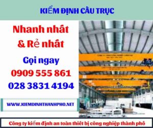 Hình ảnh kiểm định cầu trục