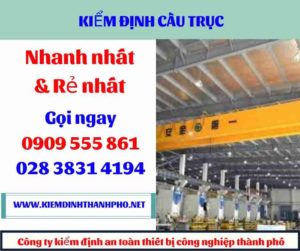 Hình ảnh kiểm định cầu trục