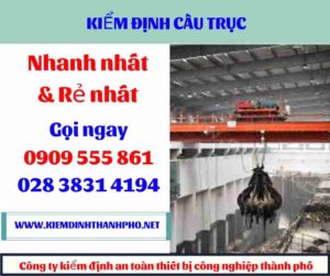 Hình ảnh kiểm định cầu trục