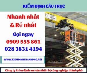 Hình ảnh kiểm định cầu trục