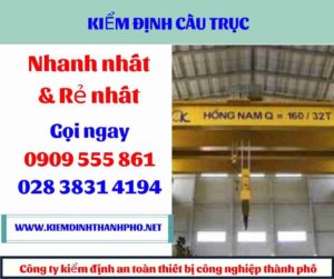 Hình ảnh kiểm định cầu trục