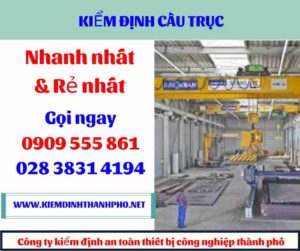 Hình ảnh kiểm định cầu trục