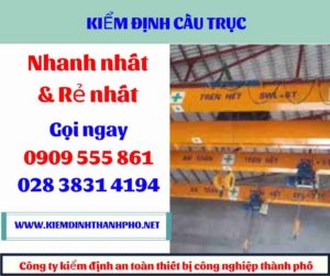 Hình ảnh kiểm định cầu trục