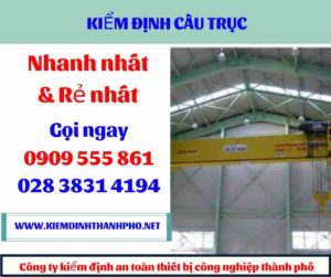 Hình ảnh kiểm định cầu trục